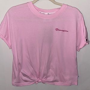 Champion Pink crop top